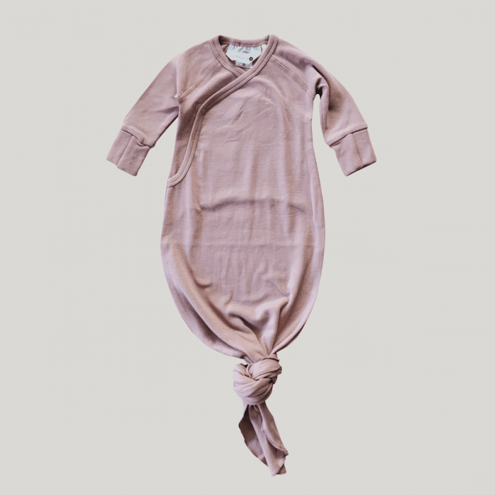 Susukoshi - Organic Kimono Gown Mauve